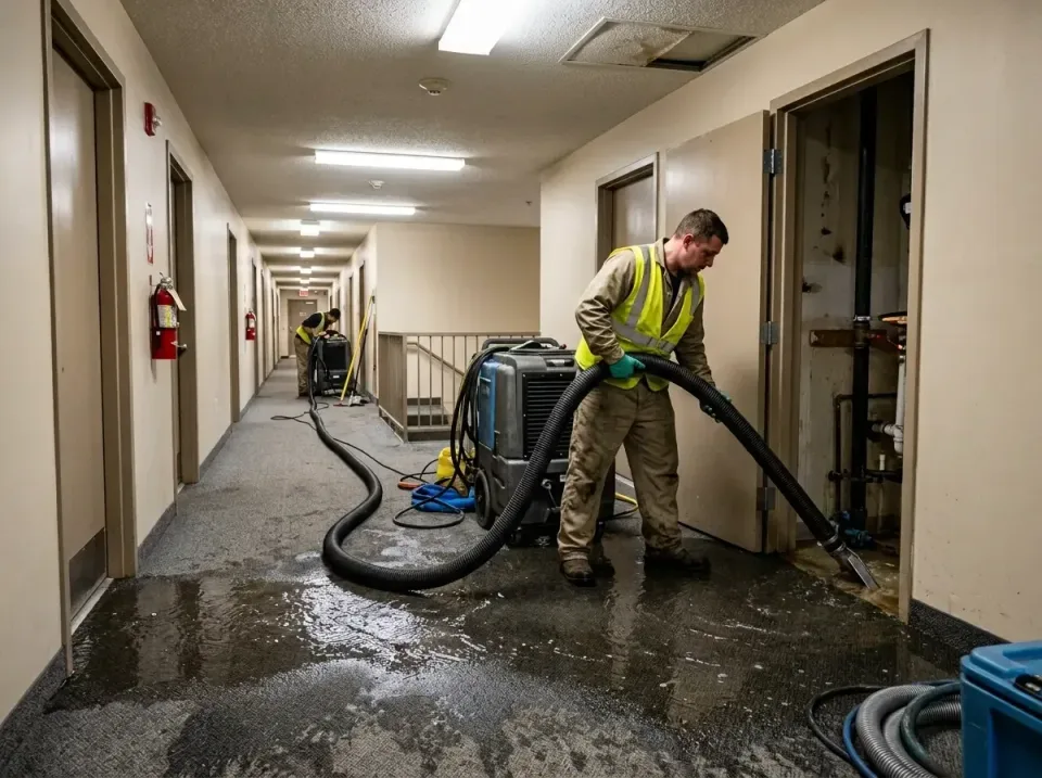 multi-unit-apartment-hallway-f-005 — frequently asked questions, Emergency Burst Pipe Water Extraction & Removal in Sealy, TX
